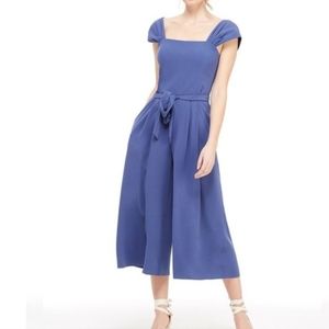 REDUCED -  Gal Meets Glam Veronica Paris Blue Jumpsuit